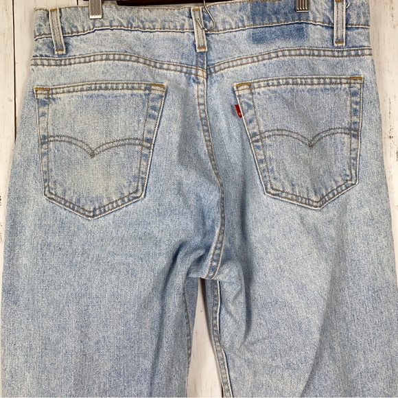 Levis 505 Men’s Jeans Size 36x30 (35x30) Regular Fit Straight Leg Vintage USA - Picture 5 of 9
